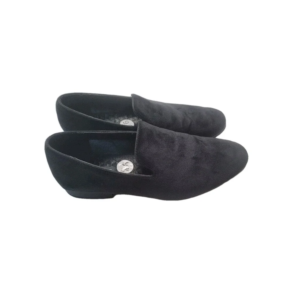 INC International Concepts‎ Black Velvet Dress Shoes - Sz 9.5 Dressy